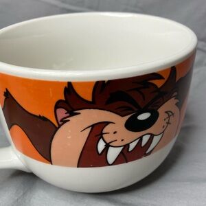 Vintage Tazmanian Devil Looney Tunes Gibson Large Coffee Mug Warner Bros 1998